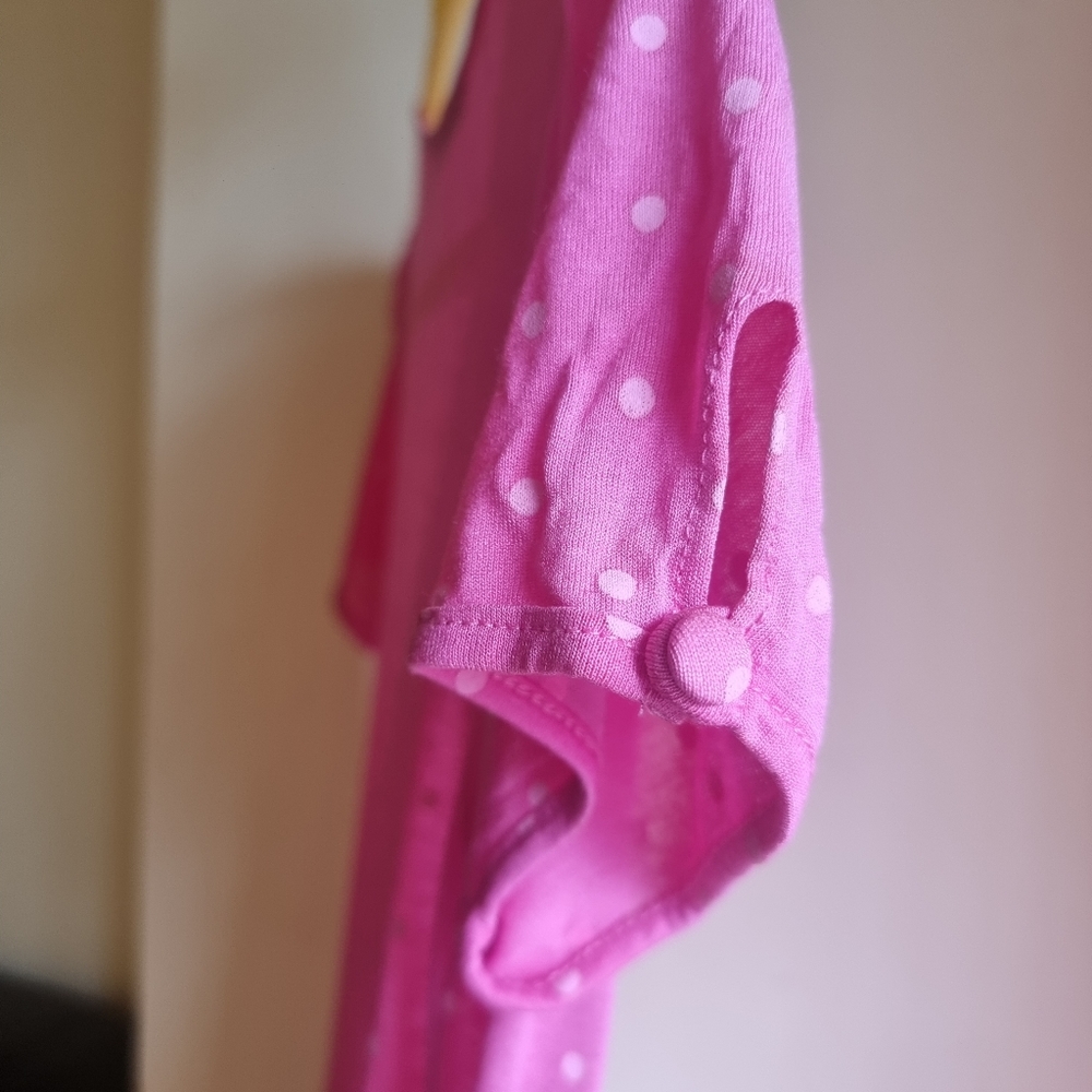 Zara Pink polka dots Mini Wrap Dress. - Picture 7 of 12